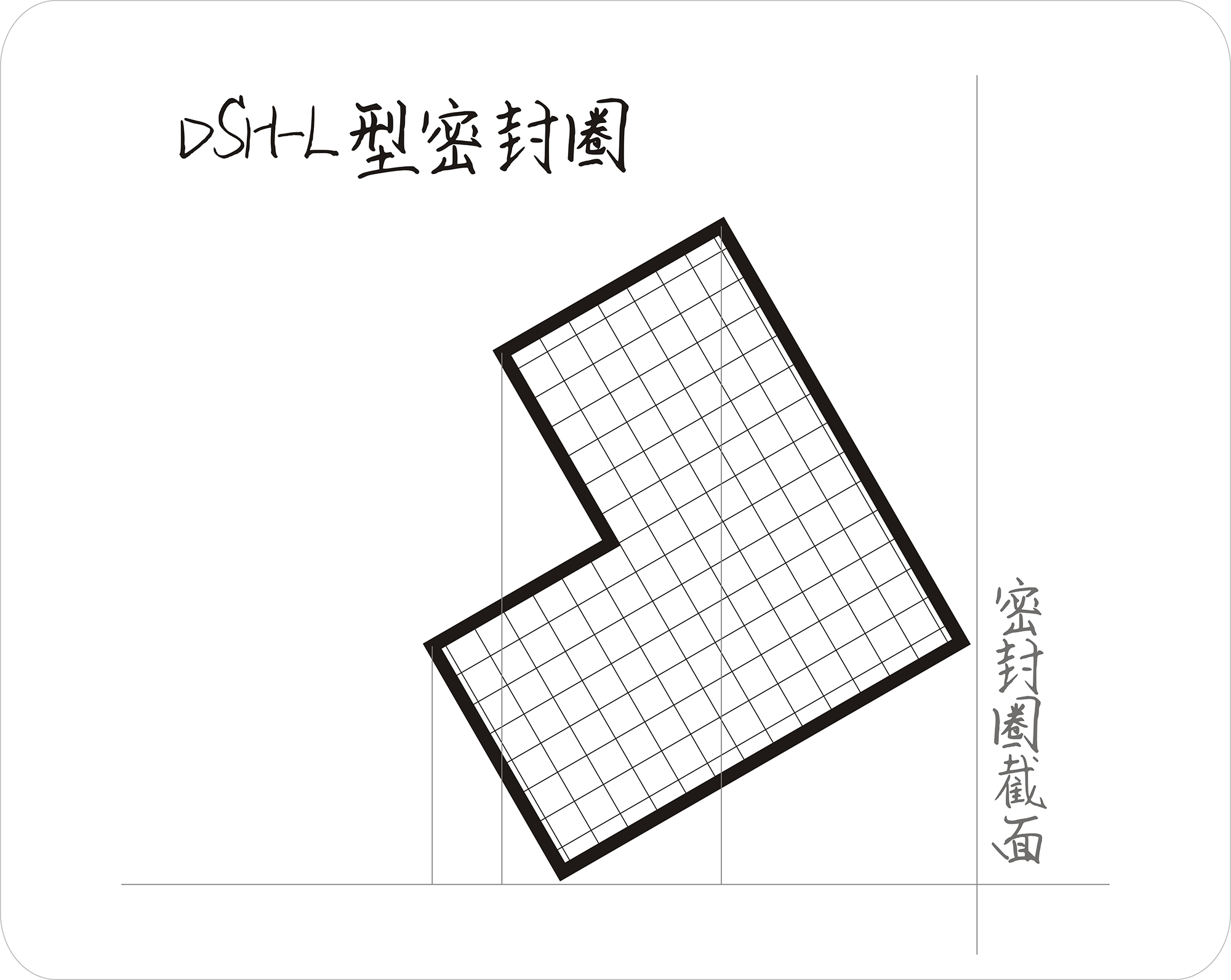 l型密封圈截面結構圖