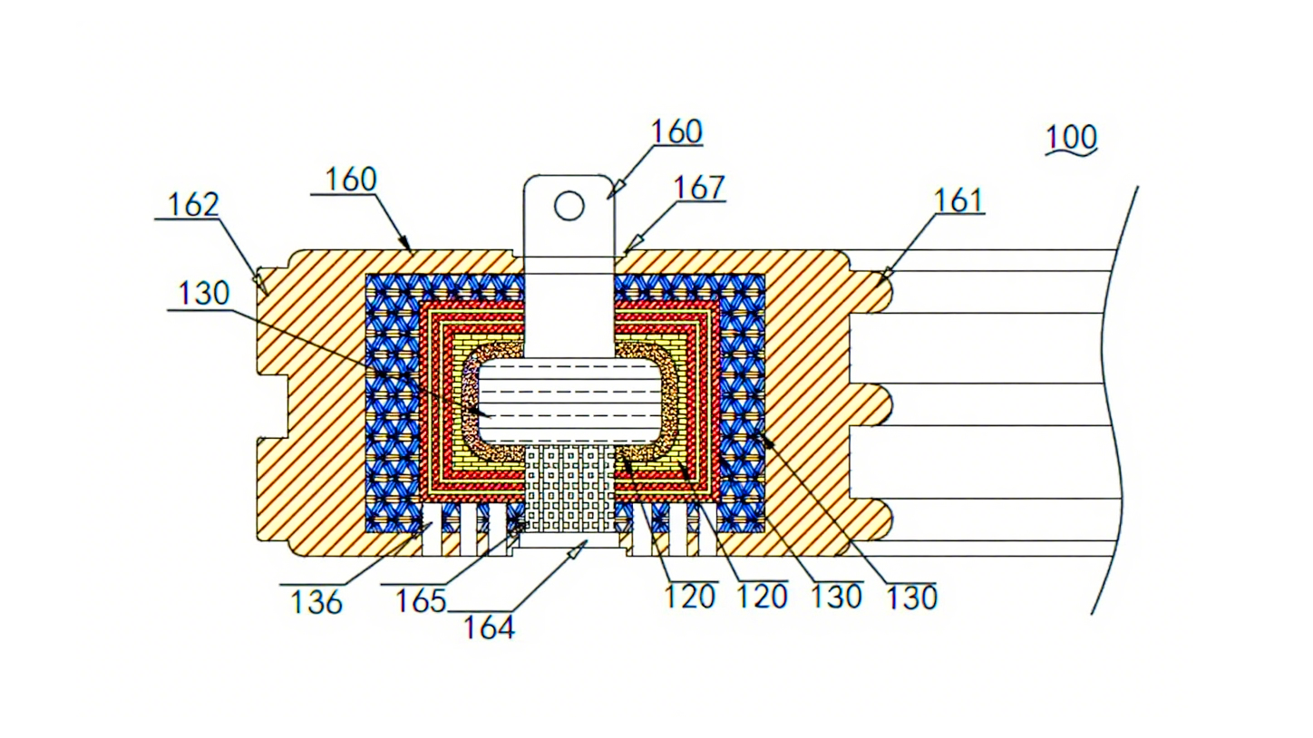 專利產(chǎn)品案例 ? 一種具有導(dǎo)電效果的密封件結(jié)構(gòu)圖